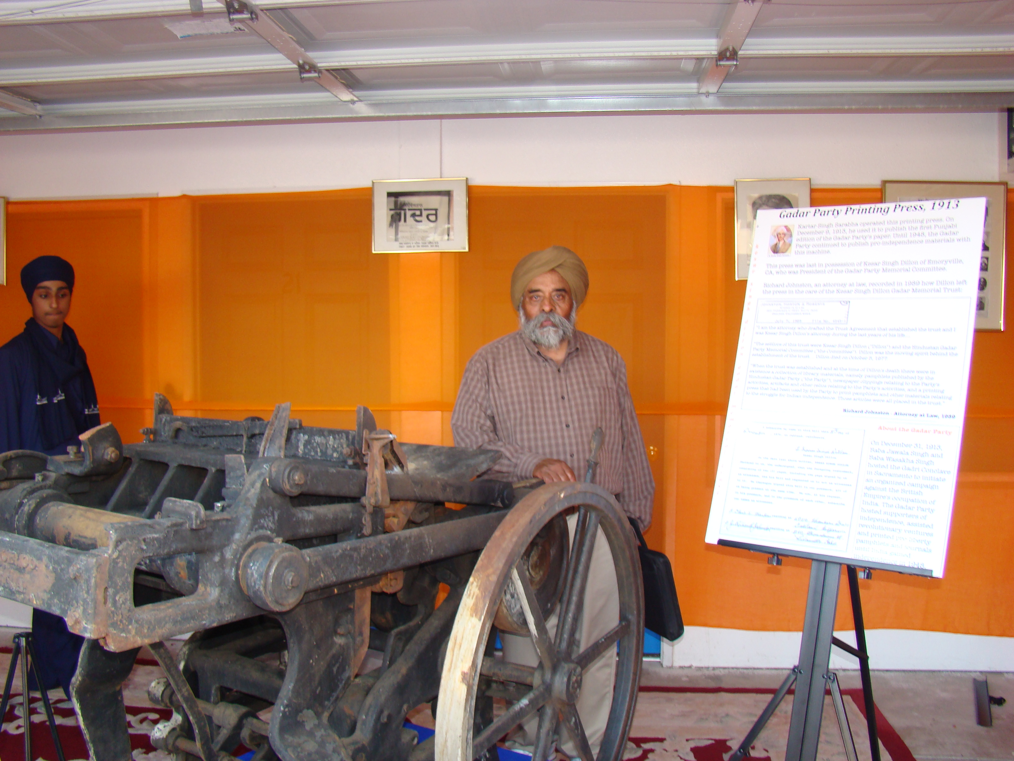 Punjabi Pioneers operated this Printing Press in San Francisco in 1913.